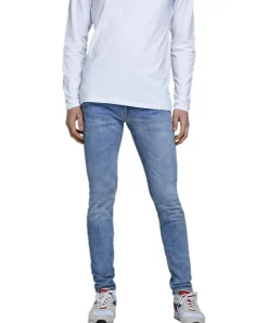 Jack & Jones Skinny Fit Jeans Liam in hellblauer Färbung