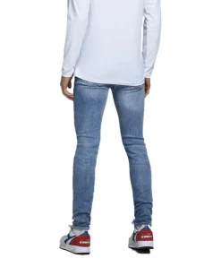 Jack & Jones Skinny Fit Jeans Liam in hellblauer Färbung