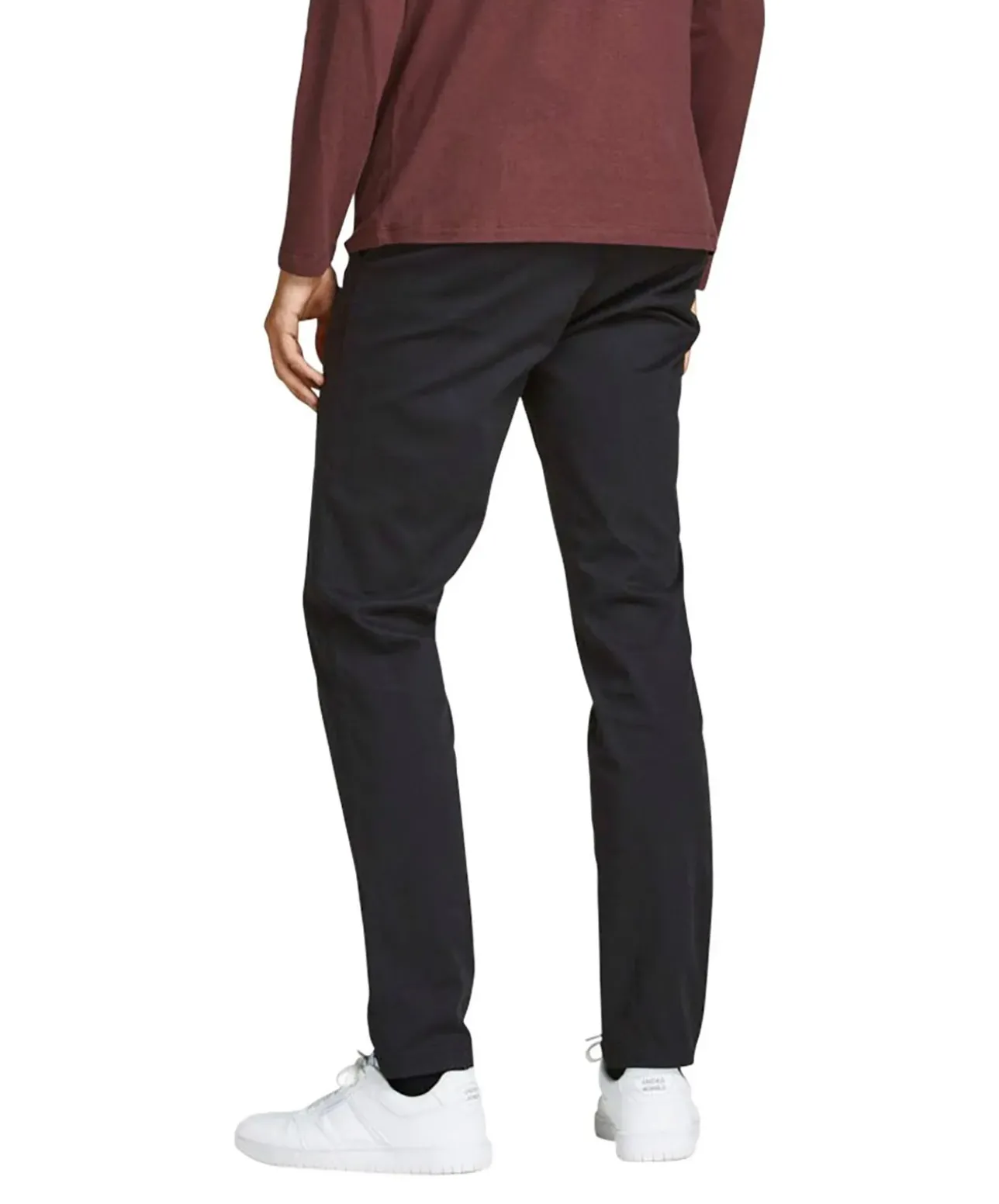 Jack & Jones Slim-fit Chino Marco Bowie in Schwarz