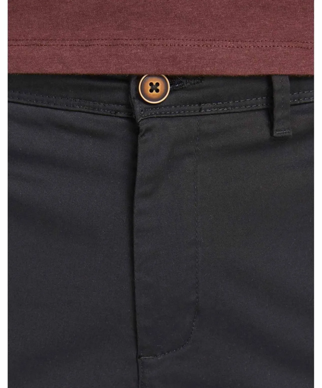 Jack & Jones Slim-fit Chino Marco Bowie in Schwarz