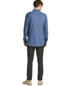 Jack & Jones Slim-fit Chino Marco Connor in Dunkelgrau