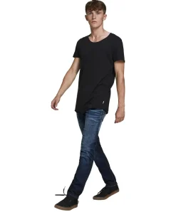 Jack & Jones Straight Jeans Tim mit Tobacco-Nähten