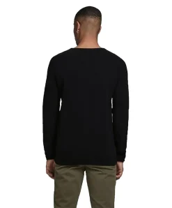 Jack & Jones Strickpullover Hill in schwarzem Black