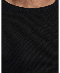 Jack & Jones Strickpullover Hill in schwarzem Black