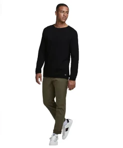 Jack & Jones Strickpullover Hill in schwarzem Black