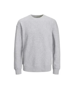 Jack & Jones Sweatshirt Crew Neck in Grau mit Rundhals