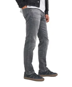 Jack & Jones Tim Jeans Slim Straight Fit in grauer Optik