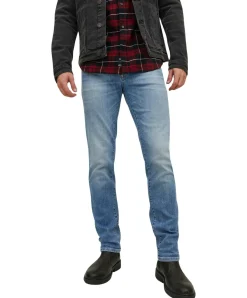 Jack & Jones Tim Jeans Slim Straight Fit in Hellblau