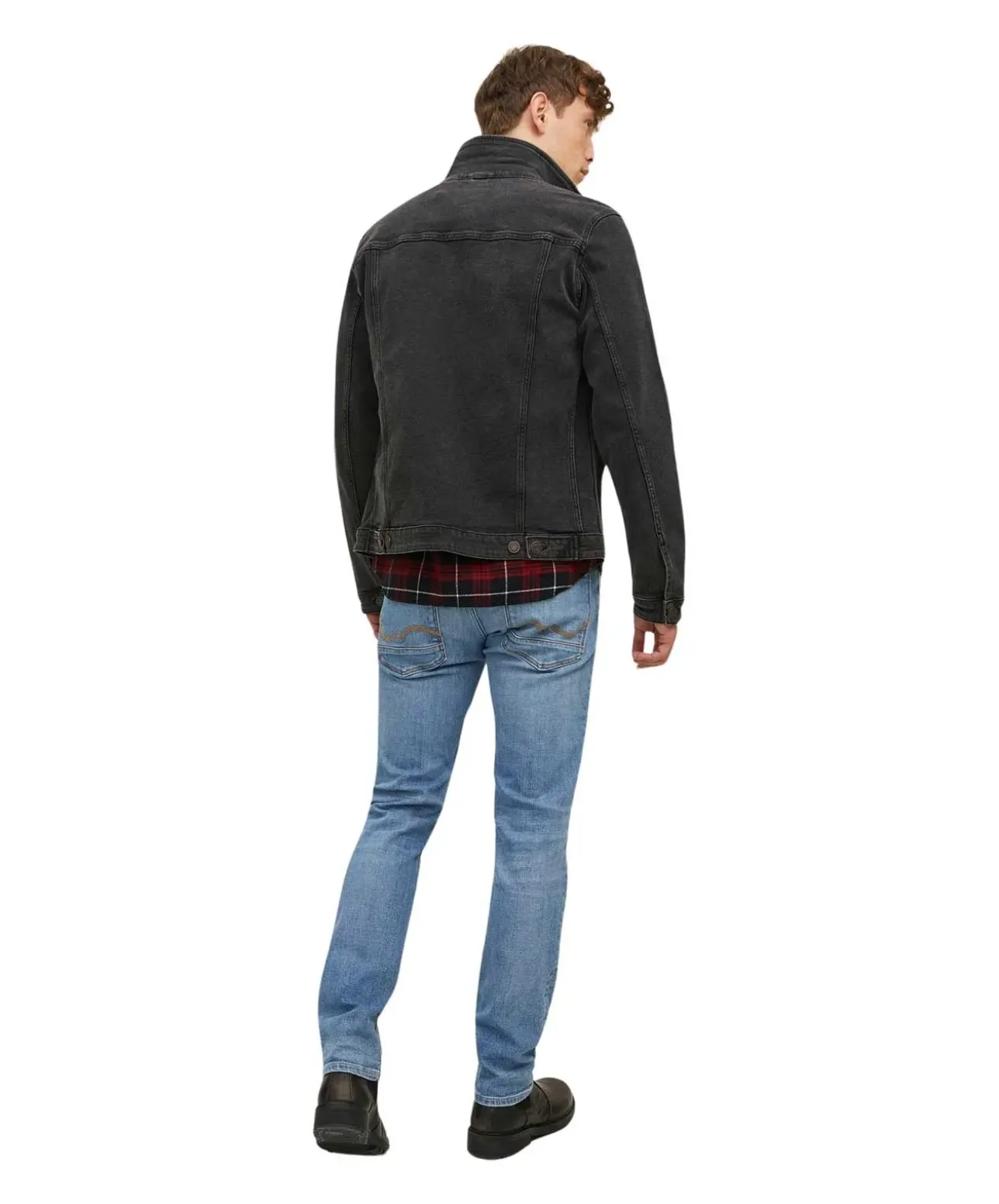 Jack & Jones Tim Jeans Slim Straight Fit in Hellblau