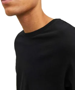 Jack & Jones T-Shirt aus Bio-Baumwolle in Schwarz