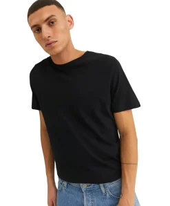 Jack & Jones T-Shirt aus Bio-Baumwolle in Schwarz