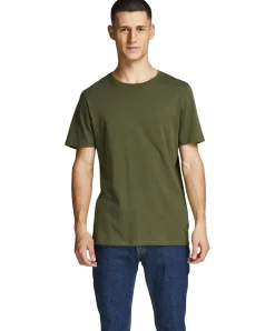 Jack & Jones T-Shirt aus Bio-Baumwolle in Olive