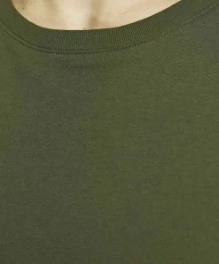 Jack & Jones T-Shirt aus Bio-Baumwolle in Olive