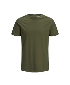 Jack & Jones T-Shirt aus Bio-Baumwolle in Olive