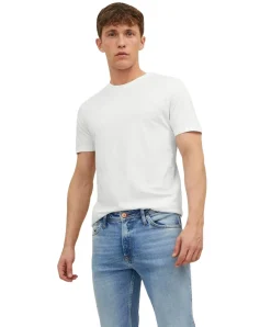 Jack & Jones T-Shirt aus Bio-Baumwolle in Weiß
