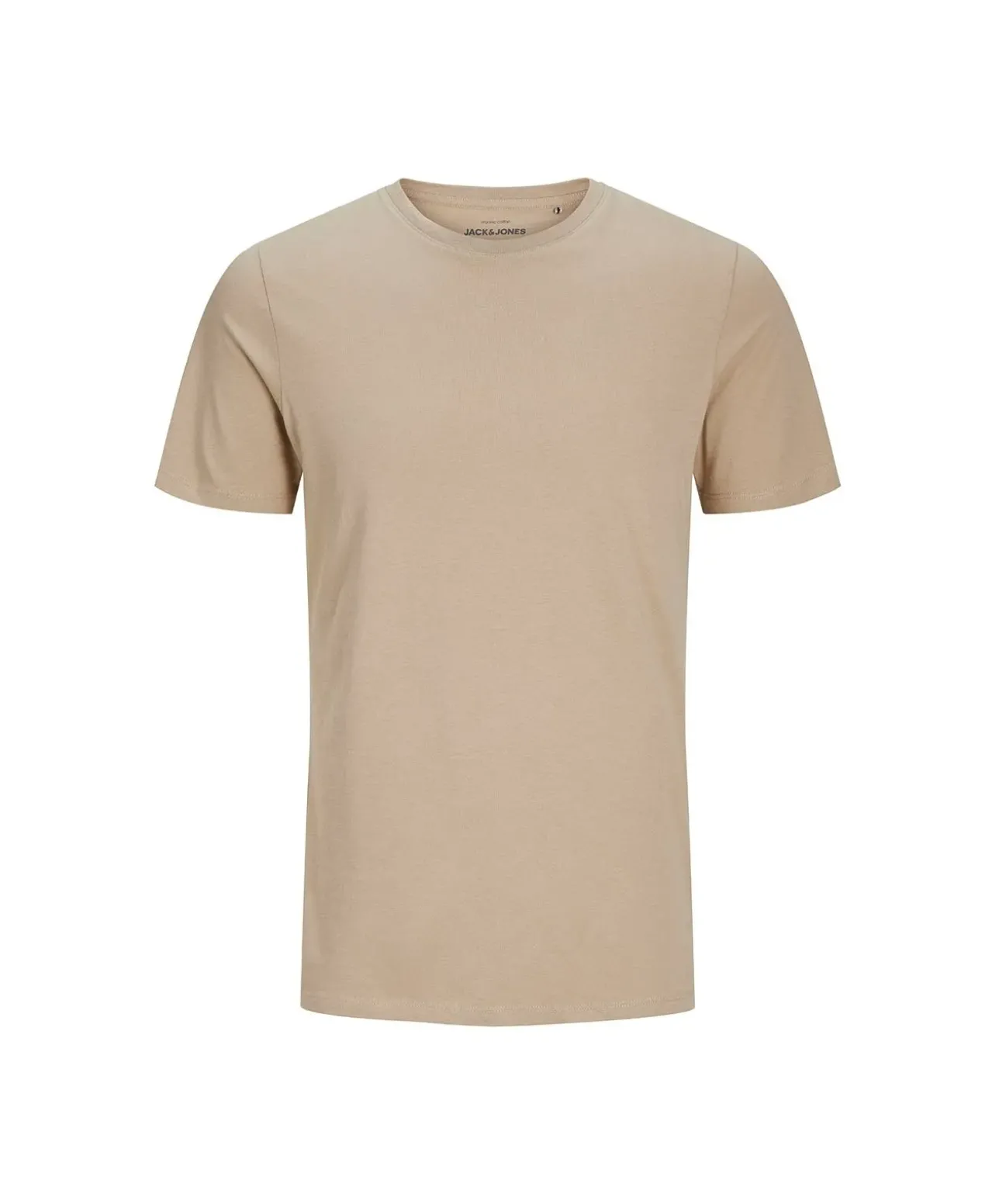 Jack & Jones T-Shirt aus Bio-Baumwolle in Hellbraun