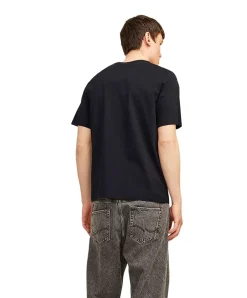 Jack & Jones T-Shirt Corp in Schwarz mit Pigmentprint