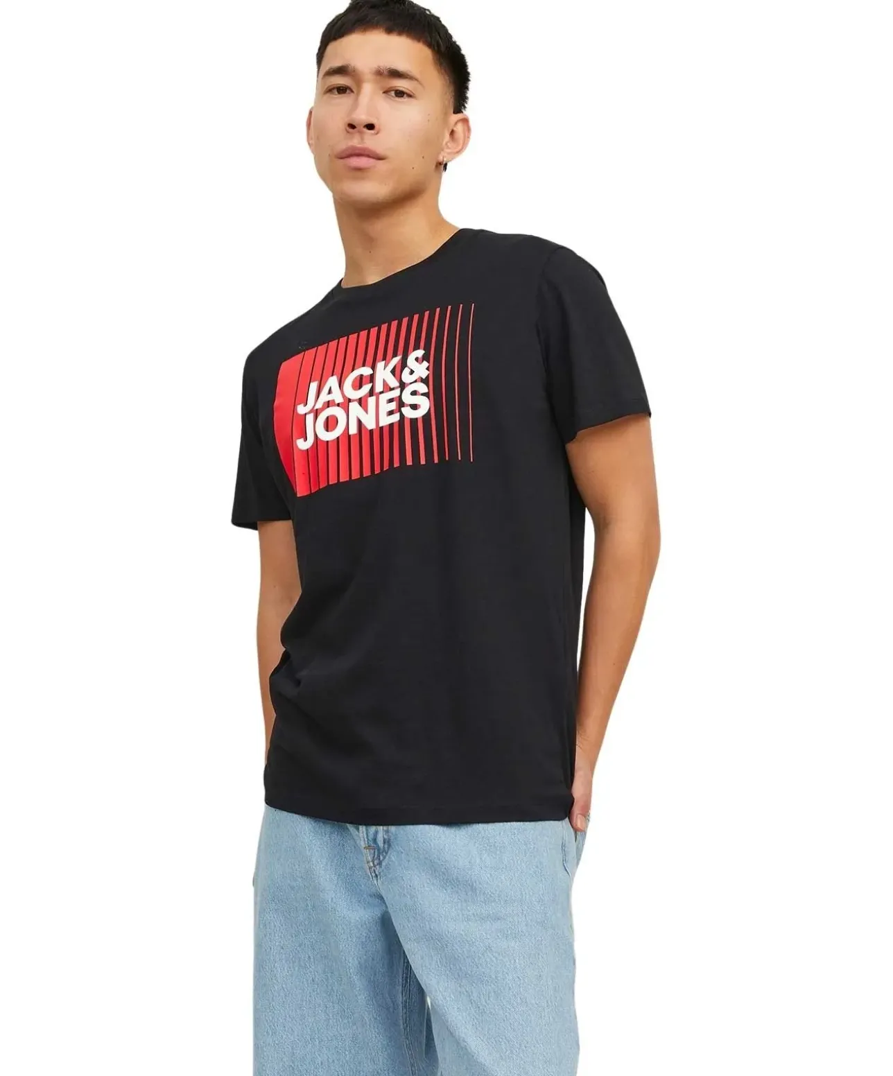 Jack & Jones T-Shirt Corp mit Logo in Schwarz