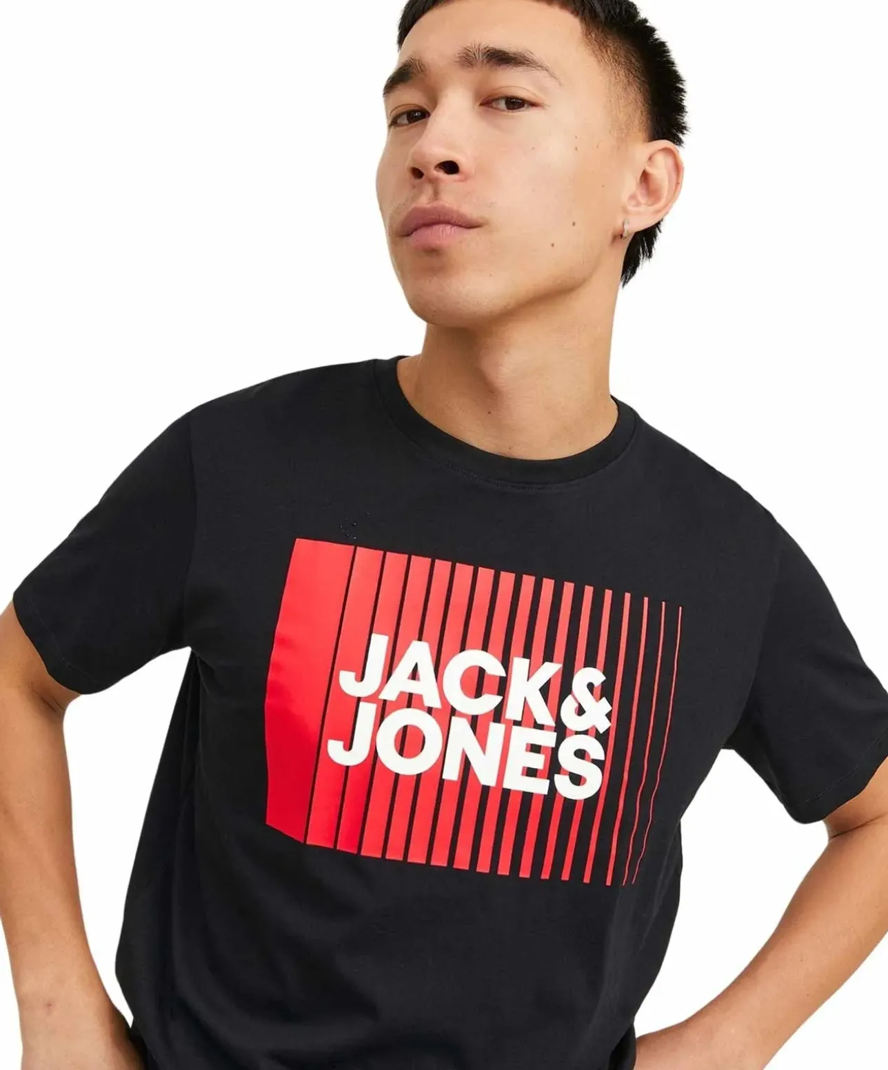 Jack & Jones T-Shirt Corp mit Logo in Schwarz