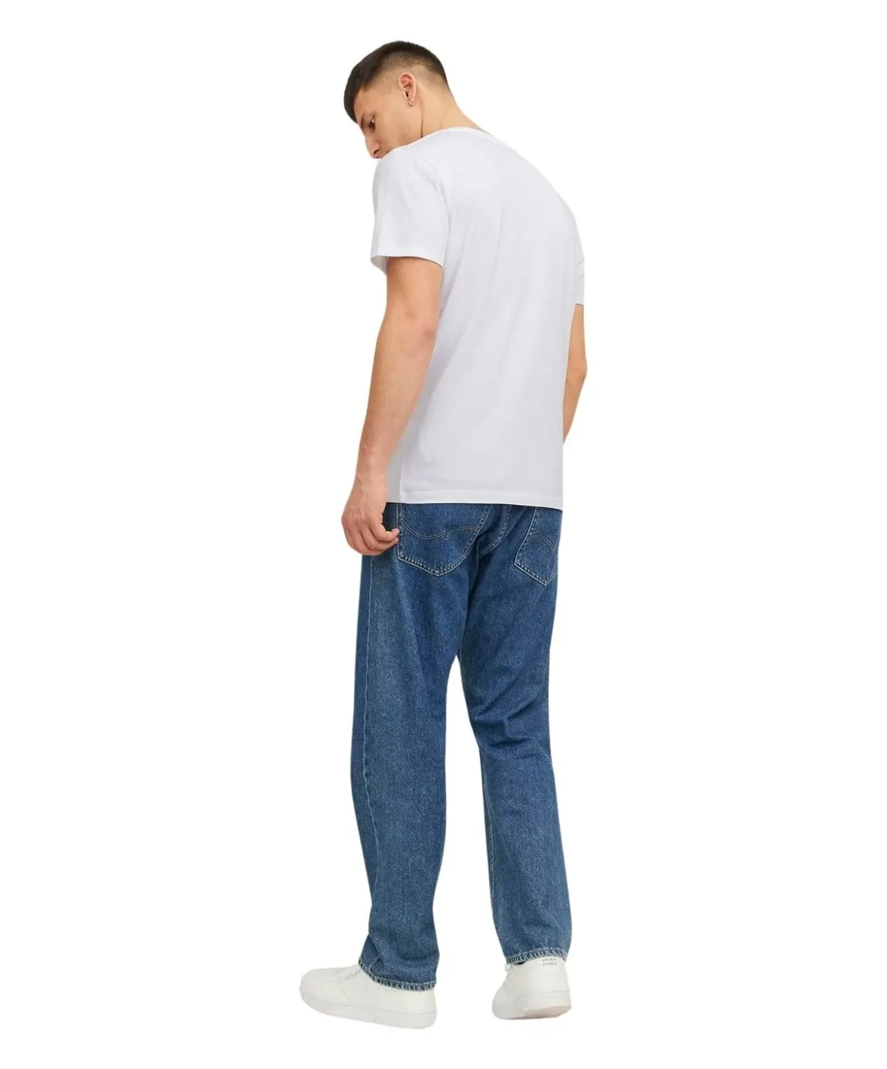 Jack & Jones T-Shirt Corp mit Front-Print in Weiß