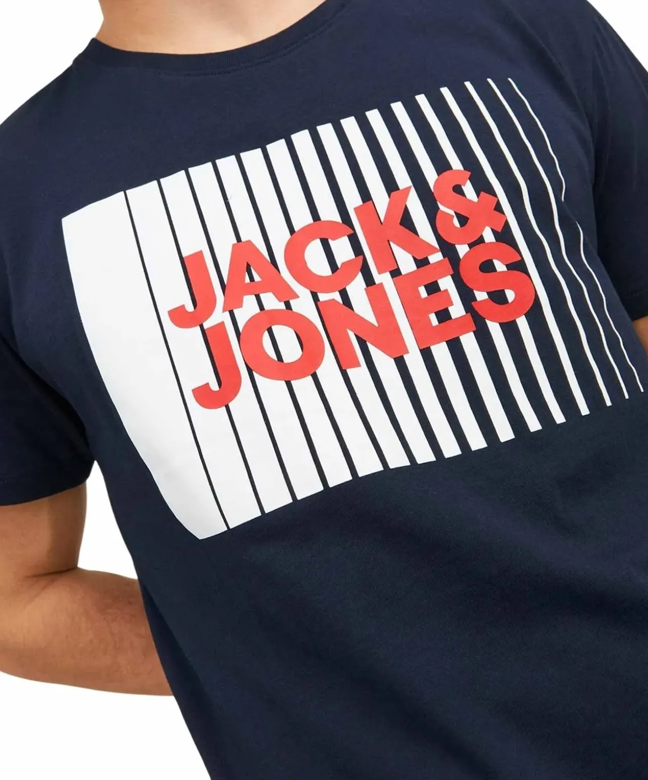 Jack & Jones T-Shirt Corp mit Logo in Dunkelblau