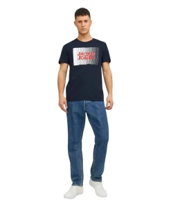 Jack & Jones T-Shirt Corp mit Logo in Dunkelblau