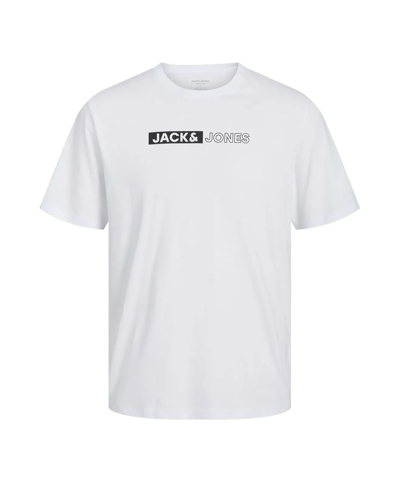Jack & Jones T-Shirt Corp Weiß mit Pigmentprint