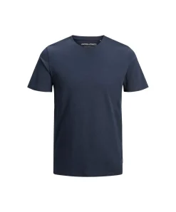 Jack & Jones T-Shirt in Dunkelblau mit klassischem Rundhals