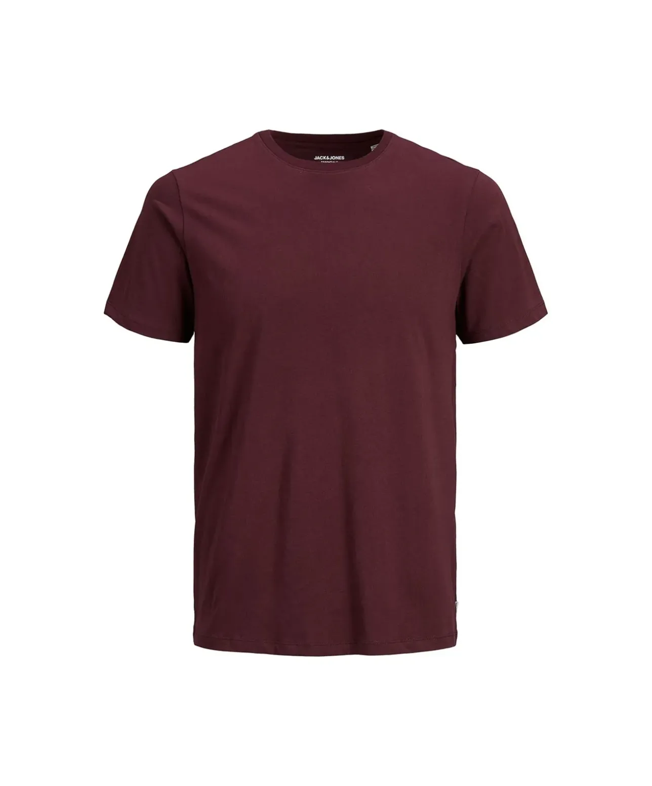 Jack & Jones T-Shirt in Royalrot mit klassischem Rundhals