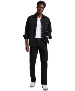 LEE Jeanshemd im Western Style in Schwarz