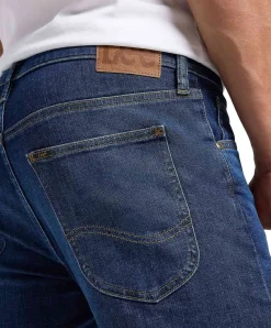 LEE Luke Jeans Slim Fit in blauer Stoney-Waschung