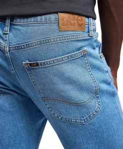 Lee Luke Jeans Slim Fit in hellblauer Waschung