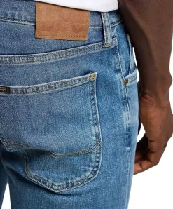 Lee Luke Jeans Slim Fit in blauer Highland Waschung