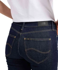 LEE Marion Straight Jeans in Rinse-Waschung
