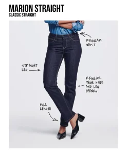 LEE Marion Straight Jeans in Schwarz