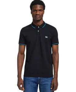 Lee Poloshirt Pique in Schwarz