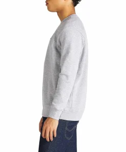 LEE Pullover Crew Sweatshirt in Hellgrau