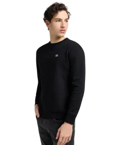 LEE Pullover Crew Sweatshirt in Schwarz