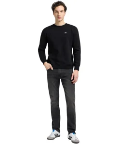 LEE Pullover Crew Sweatshirt in Schwarz