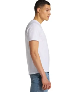 Lee T-Shirt Patch Logo Tee in Weiß