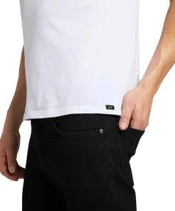 Lee T-Shirt Twin Pack Crew im 2er Pack in Weiß