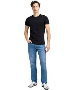 Lee T-Shirt Twin Pack Crew im 2er Pack in Schwarz