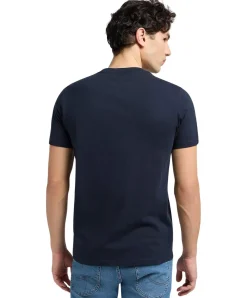 Lee Wobbly Logo Tee in Dunkelblau