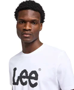 Lee Wobbly Logo Tee in Weiß