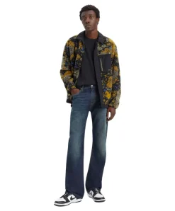 Levis 527 Bootcut Jeans in Dunkelblauer Waschung