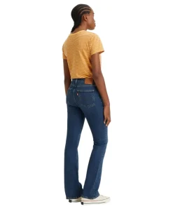 Levi's 725 Bootcut Jeans mit hohem Bund in Mittelblau