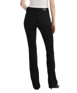 Levi's 725 Bootcut Jeans mit hohem Bund in Schwarz