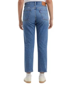 Levi's 501 Crop 501 Jeans mit ⅞ Länge in Mittelblau