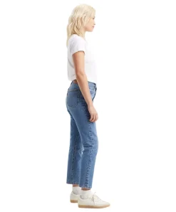 Levi's 501 Crop 501 Jeans mit ⅞ Länge in Mittelblau