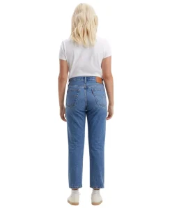 Levi's 501 Crop 501 Jeans mit ⅞ Länge in Mittelblau